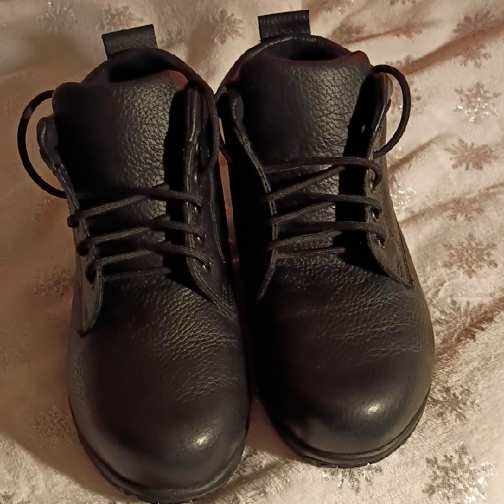 SAS Midnight Black Leather Sneakers